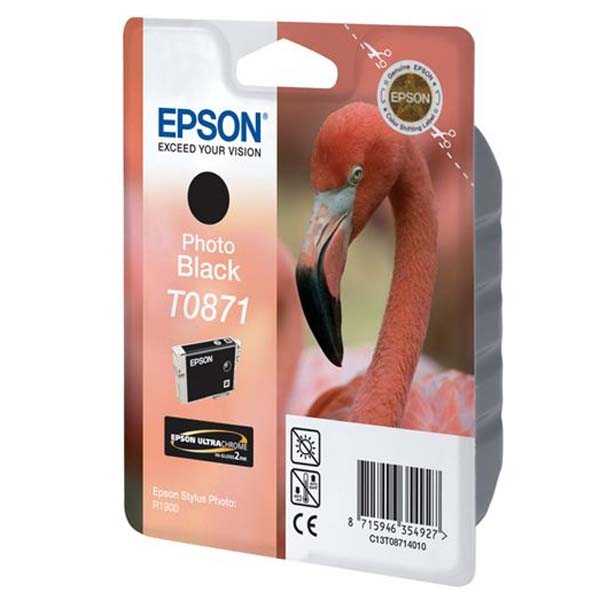originál Epson T0871 black cartridge černá originální inkoustová náplň pro tiskárnu Epson
