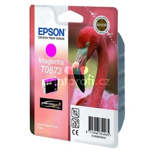 originl Epson T0873 cartridge magenta purpurov  originln inkoustov npl pro tiskrnu Epson
