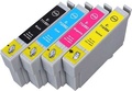 sada Epson T0895 - 4 kusy (T0891, T0892, T0893, T0894) kompatibilní náplně - inkousty pro tiskárnu Epson