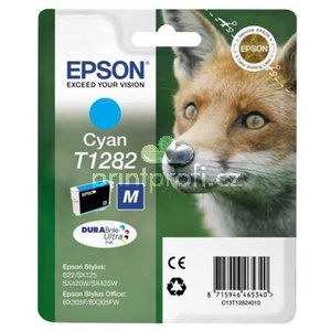 originl Epson T1282 cyan cartridge modr azurov originln inkoustov npl pro tiskrnu Epson Stylus SX425