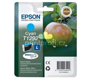 originl Epson T1292 cyan cartridge modr azurov originln inkoustov npl pro tiskrnu Epson Stylus SX420
