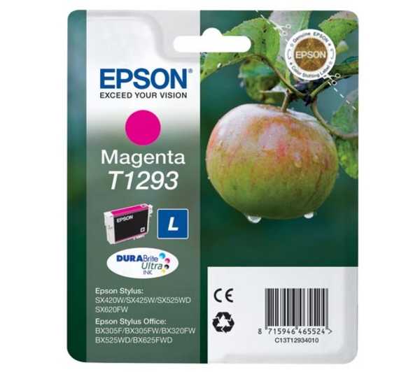 originál Epson T1293 magenta cartridge purpurová originální inkoustová náplň pro tiskárnu Epson