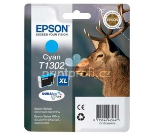 originl Epson T1302 cyan cartridge modr azurov originln inkoustov npl pro tiskrnu Epson T1301/T1306