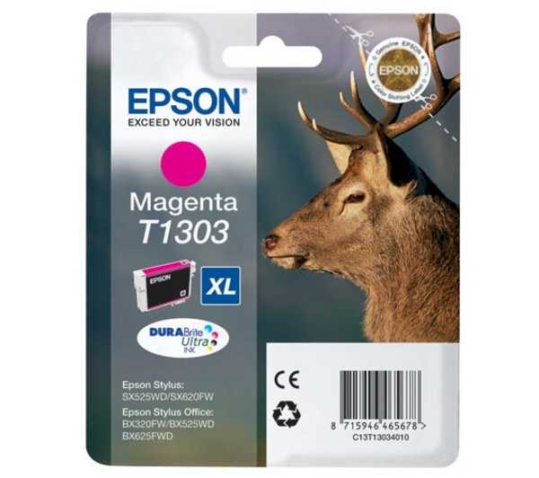 originál Epson T1303 magenta cartridge purpurová originální inkoustová náplň pro tiskárnu Epson