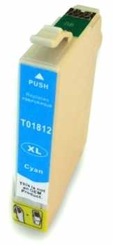 Epson T1812XL cyan modrá azurová cartridge kompatibilní inkoustová náplň pro tiskárnu Epson