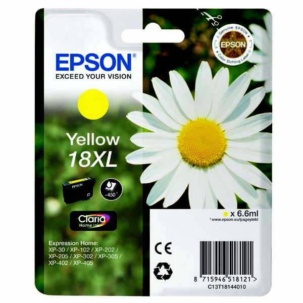 originál Epson T1814XL yellow žlutá cartridge originální inkoustová náplň pro tiskárnu Epson