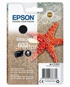 originl Epson 603, C13T03U14010 black cartridge ern originln inkoustov npl pro tiskrnu Epson 603