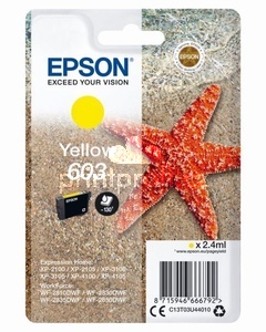 originl Epson 603, C13T03U44010 yellow cartridge lut originln inkoustov npl pro tiskrnu Epson Expression Home XP3100
