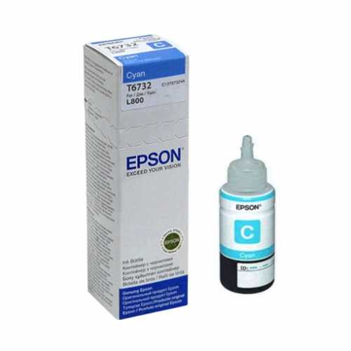 originál Epson T6732 cyan modrá azurová originální inkoustová náplň pro tiskárnu Epson