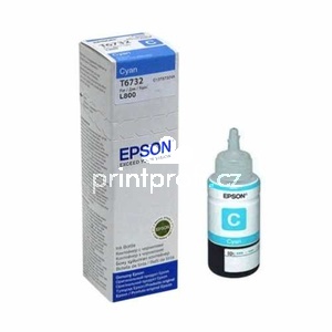 originl Epson T6732 cyan modr azurov originln inkoustov npl pro tiskrnu Epson L800