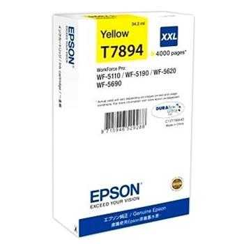 originál Epson T7894 yellow cartridge žlutá originální inkoustová náplň pro tiskárnu Epson